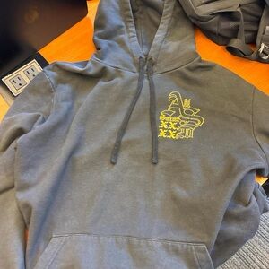 AllSaints Black Pullover with Branded Neck Label